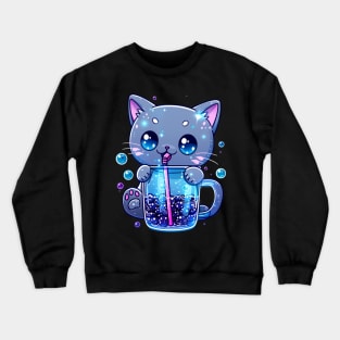 Kawaii Cat Fiesta Crewneck Sweatshirt